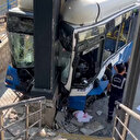 Ankara’da belediye otobüsü zincirleme kazaya karıştı: Olay yerinden ilk görüntüler