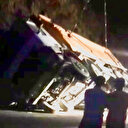 Malatya haberleri: Pütürge'de yol çalışması yapan araç devrildi, 1 yaralı