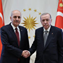 Cumhurbaşkanı Erdoğan, TBMM Başkanı Kurtulmuş'u kabul etti