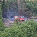 Çıkan anız yangını faciaya yol açıyordu