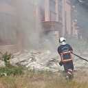 Çankırı'da çıkan ot yangını büyümeden söndürüldü
