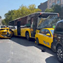 Beyoğlu'nda 9 aracın karıştığı zincirleme trafik kazası