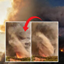 Alevler hortum oluşturdu ekipler yangının ortasında kaldı: 3 ilde orman yangınlarına müdahale sürüyor