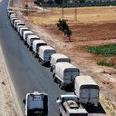 Suriye Kızılay'ından Süveyda'ya onlarca tır insani yardım