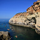 Portekiz'in 'altın plajı' Marinha doğal güzelliğiyle büyülüyor
