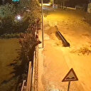 Bodrum'da yine içme suyu hattı patladı: O anlar kamerada