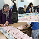Dilencinin üzerinden 75 bin 950 TL çıktı