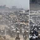 İsrail'in açlığa mahkum ettiği Gazzelilere un dağıtımı yapıldı