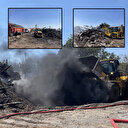 Amasya'da kereste deposunda yangın: Ekipler kısa sürede söndürmeyi başardı