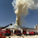 Gaziantep'te meslek lisesinde yangın
