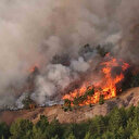 Alevlerle mücadelenin sürdüğü Karabük’te yeni orman yangını