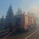 Malatya’daki orman yangınına havadan ve karadan müdahale sürüyor