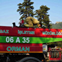 İbadete alevler dahi engel olmadı: Orman kahramanı arazöz üstünde namazını kıldı