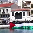 Yunanistan'da İsrailli turistler Filistin bayrağıyla karşılandı
