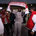 Samsunspor'un yeni transferi Makoumbou coşkuyla karşılandı