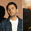 Yaşar İpek, Çeşme’deki yangında korku dolu anlarını sosyal medyada paylaştı: Resmen yanıyordum