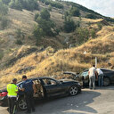 Tunceli'de zincirleme kaza: Beş kişi yaralandı