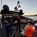 Motoryatta 72 düzensiz göçmen yakalandı