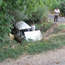Konya'da otomobil kanala düştü: Üç kişi yaralandı