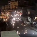 Sıcak havayla genleşen elektrik telleri havai fişek gibi patladı
