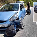 Manavgat’ta 4 araçlı zincirleme kaza