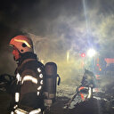 Mutfak tezgahı imalathanesinde çıkan yangın söndürüldü