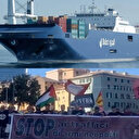 Cenova’da Gazze direnişi: İtalyan işçiler İsrail'e silah taşıyan Suudi gemisini engelledi