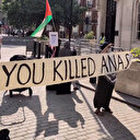 Londra'da BBC genel merkezi önünde Gazze protestosu: Enes'i siz öldürdünüz