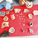 Selçuklu Kalesi'nde sikke ve seramikler bulundu