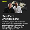 'Böcek'lere 195 milyon lira