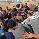 Gazze’de gıda kolileri paraşütle indiriliyor