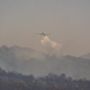 Bursa'da makilik alanda çıkan yangına müdahale ediliyor