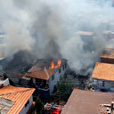 İzmir'in Konak ilçesinde yangın