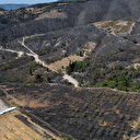 Kocaeli'de orman yangınından etkilenen alanlar havadan görüntülendi