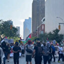 New York’ta İsrail protestosu: On binlerce kişi ‘Özgür Gazze özgür Filistin’ diye haykırdı