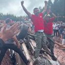 Off-Road yarışlarında yürekleri ağza getiren kaza