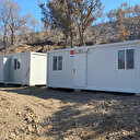 Silifke’de yangınzedeler için konteynerler kuruluyor