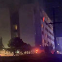 Bursa'da 5 katlı öğrenci yurdunda çıkan yangın söndürüldü