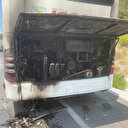 Yolcu otobüsünde yangın paniği: Yolcular son anda tahliye edildi