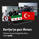 Türkiye-Suriye Doğal Gaz Boru Hattı açıldı