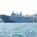 Çanakkale'den yola çıkan TCG Anadolu İstanbul'a ulaştı