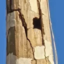 Kurtalan Ulu Cami minaresinde tehlike arz eden çatlaklar oluştu