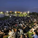 Ankara'da sinemaseverler açık hava sinemasında bir araya geldi