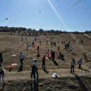 Roma dönemine ait antik kentte gökyüzünü uçurtmalar süsledi