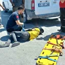 Karaman'da minibüs ile motosiklet çarpıştı: Yaralılar var