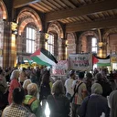 Amsterdam’da Filistin’e destek gösterisi: Gazeteci ölümleri ve açlık için ses çıkardılar