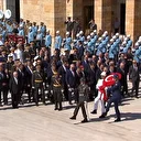 Anıtkabir'de 30 Ağustos töreni: Cumhurbaşkanı Erdoğan Atatürk'ün mozolesine çelenk bıraktı