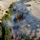 Çorum’da tarlada yangın çıktı