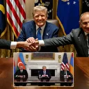 Paşinyan Trump imzalı fotoğrafları paylaştı