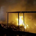 Düzce’de ahşap fabrikasının bahçesinde yangın çıktı